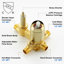 Robinet de douche avec valve brute-62636617