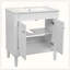 Meuble-lavabo 30 po avec lavabo en céramique-129577921