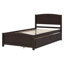 Lit plateforme simple avec deux tiroirs-500148886