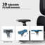 Ergonomic Adjustable Lumbar and Headrest Mesh Office Chair Computer Chair-1054375112