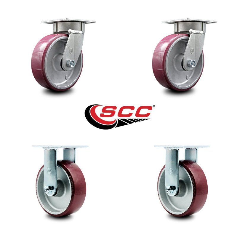 Roulettes pivotantes Kingpinless