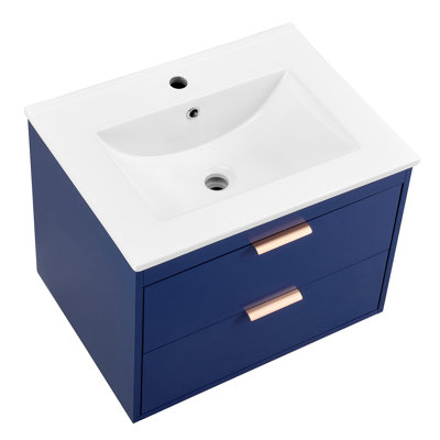Meuble-lavabo mural flottant