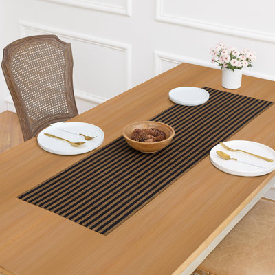 Amalfi Stripe - 100% Pure Linen Table Runner