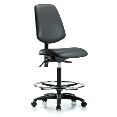 Chaise de travail en vinyle Khallia