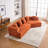 Memory Foam Couch, No Installation & Easy To Transport, Deep Seat Modern Sofa With Chenille Fabric, Couch For Living Room, Bedroom, Apartment, Home Office-802276322