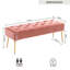 Velvet Upholstered Bench-38248814