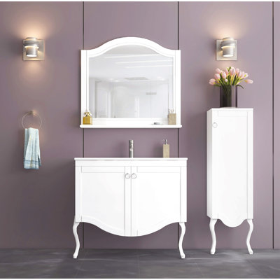 32" W x 20" D x 20" H Single Bathroom Vanity