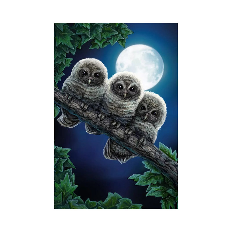 Power Of Three by Lisa Parker - Wrapped Canvas Print, 30.48cm H x 30.48cm W x 1.905cm D