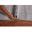 Tapis oriental rayé à la main Gabbeh 8 x 8