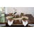 Ikeda Beige Winter Snow Scene Table Runner-1477830616