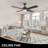 52" Pull Chain Ceiling Fan with Light-696807985