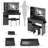 Makeup Vanity Table Set-171694121
