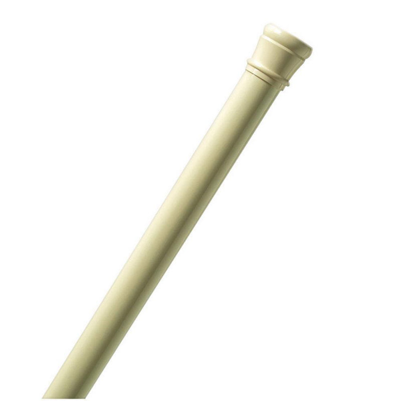 Tringle à rideau de douche droite réglable 72", Argent