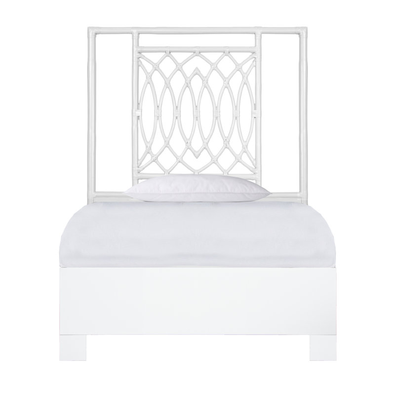 Lit plateforme Haskins, Blanc, Simple