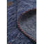 Tapis bleu fait à la main de style Gabbeh 6 x 6