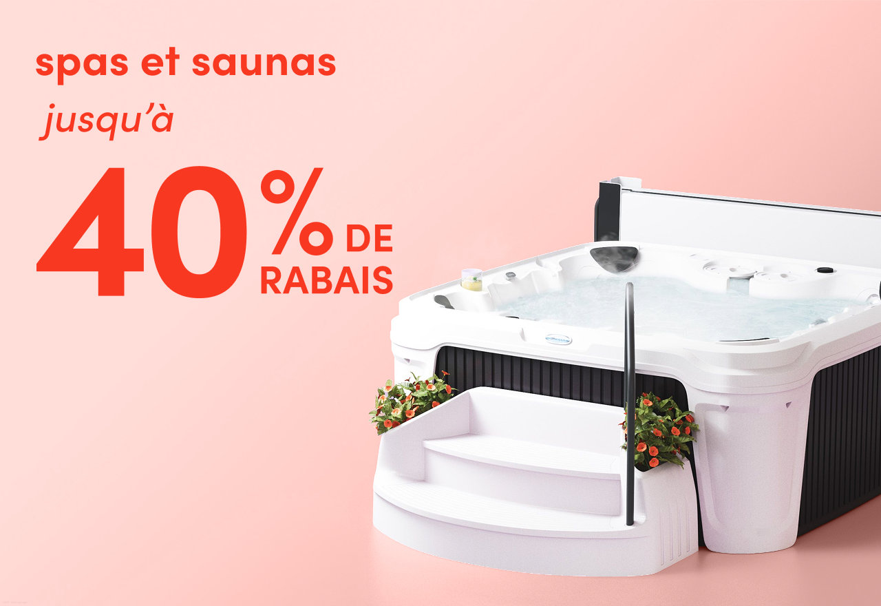 spas et saunas en solde