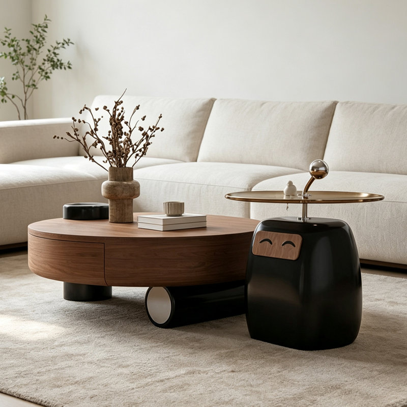 Modern creative storage coffee table set