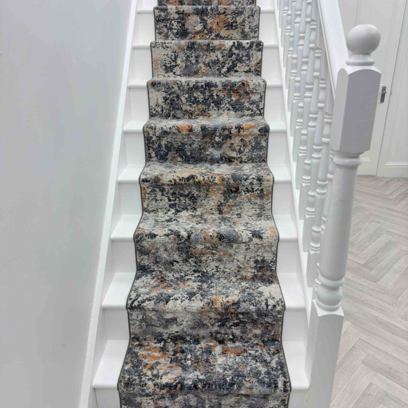 Stair Runner Abstract Area Rug, Stair Runner 66 x 450 cm