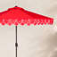 Parasol de plage festonné 130 po Martelle-439327018