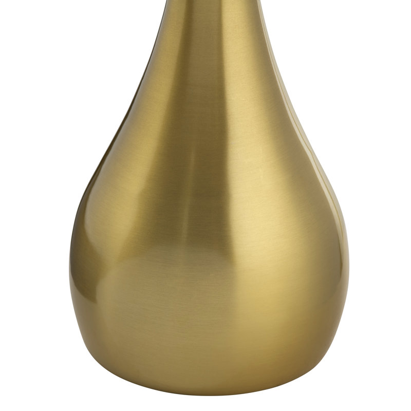 Set Of 2 Metal Table Lamp With Shade, White