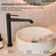 Robinet de salle de bain à un trou avec ensemble de drain, robinet de lavabo de salle de bain à poignée simple-124671807
