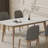 Contemporary Oak Dining Set with Chairs-107533240