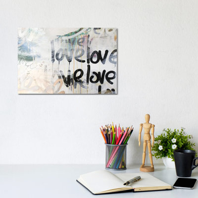 Gold Love II by Kent Youngstrom - Wrapped Canvas Painting