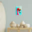«Flamingo Basking in Bokeh», art mural sur bois par Graffi *ee Studios-586090587