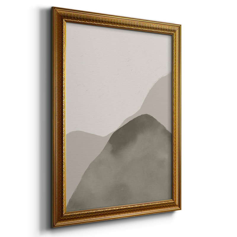 Cloud Kiss I - imprimé, H 36 po x l 24 po x P 2,5 po, Toile avec cadre brun