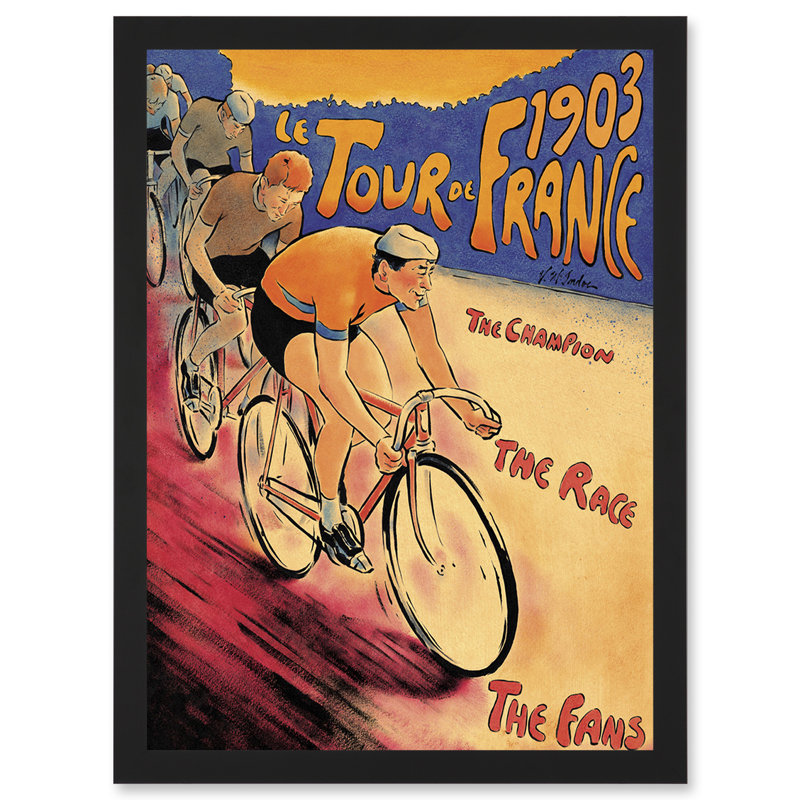 Tour De France 1903 Super Cycling - Single Picture Frame Art Prints