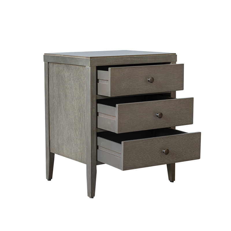 Rushville Wood Nightstand, Wheat