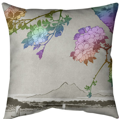Housse de coussin Blossoms over the River