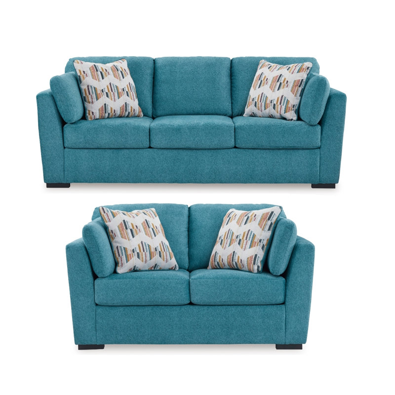 Dywan 2 - Piece Living Room Set, Teal