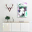 Miss Audrey Hepburn In Abstract - Wrapped Canvas-55310846
