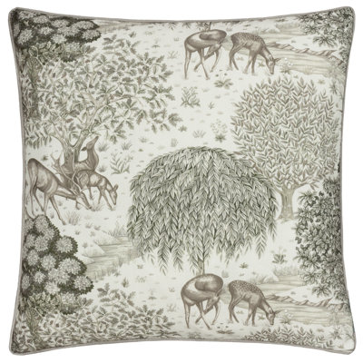The Brook Indoor / Outdoor Floral Square Throw Cushion Cover