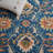 Roshaunda Handtufted Wool Cotton Oriental Rug in Blue/Green-1827201308