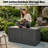 Decksplore 290 Gallons Water Resistant Resin Lockable Deck Box-137866576