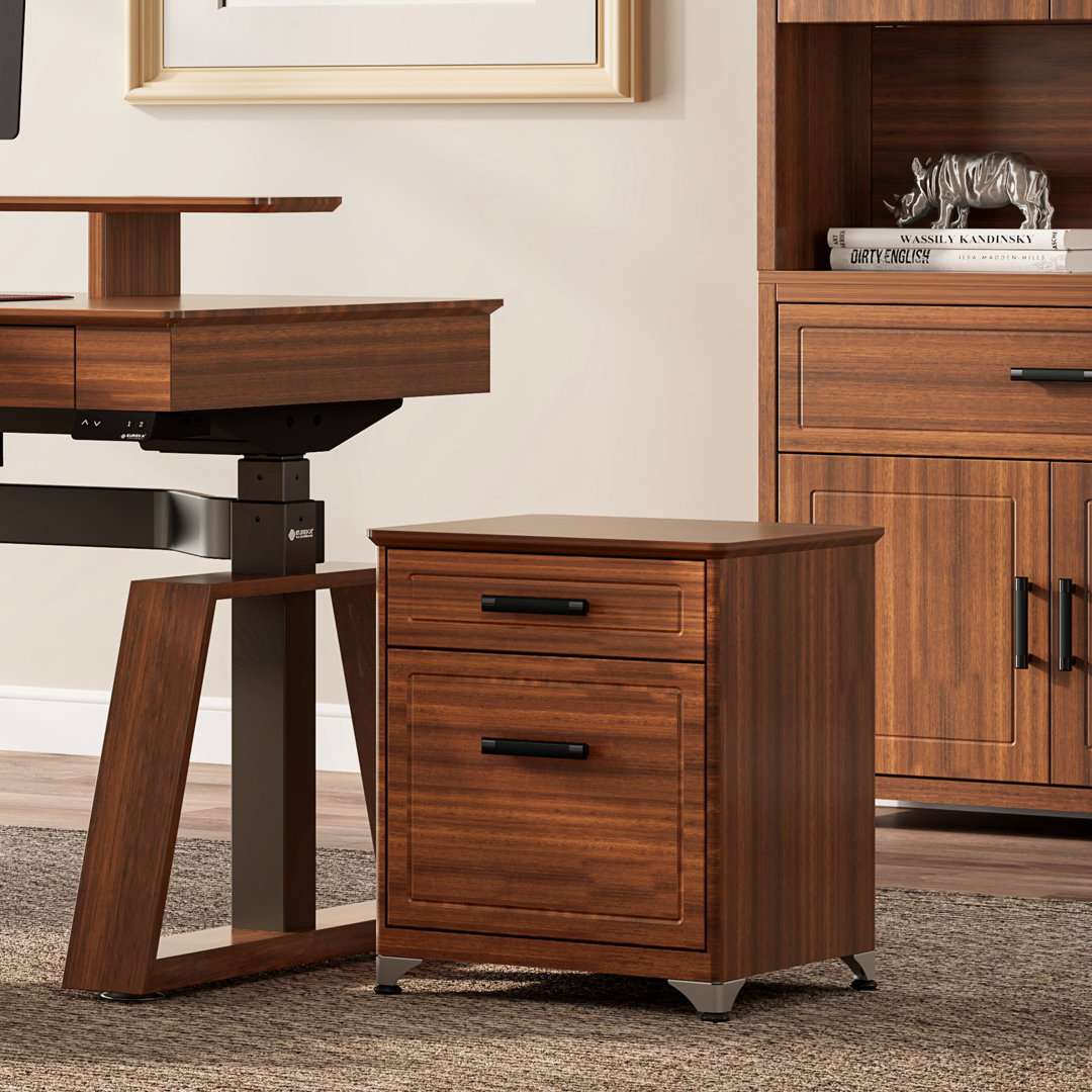 17.02'' Wide 2 -Drawer File Cabinet Inbox Zero