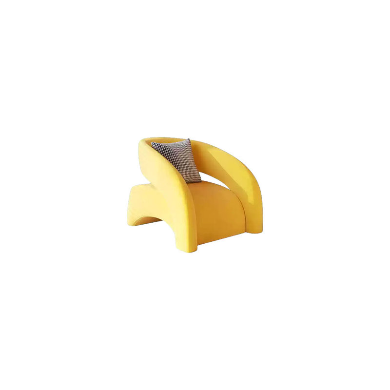 Canapé simple de luxe léger, Jaune