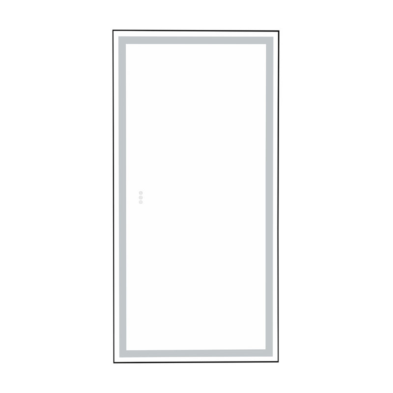 Miroir mural lumineux, 72 po x 36 po