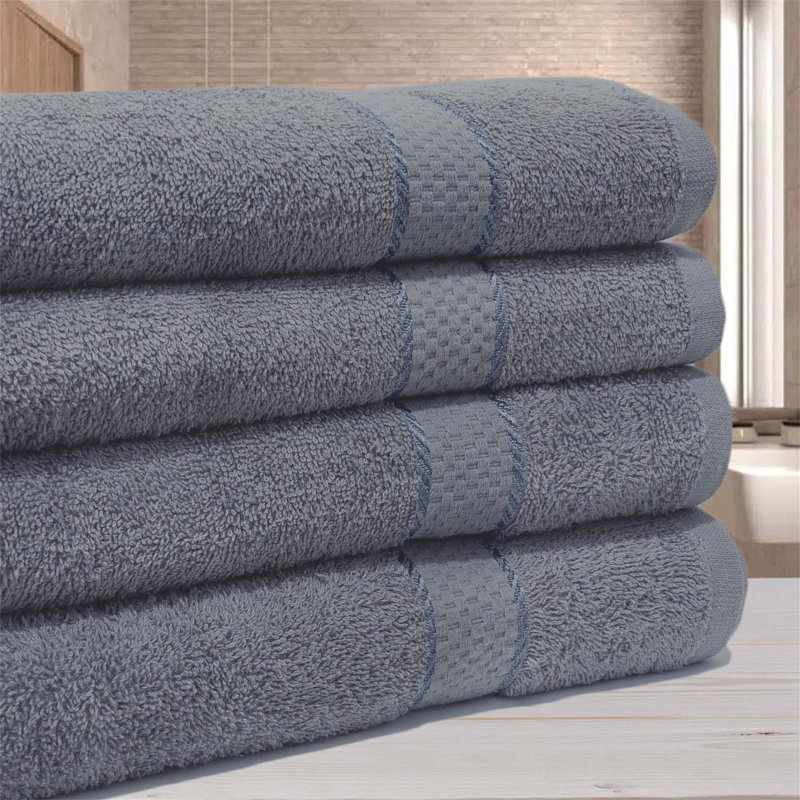 100% Cotton Bath Sheet, Silver