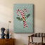 Peppermint Snowman Collection B -Custom Wrapped Gallery Cavas