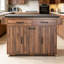 Îlot de cuisine avec armoire de rangement pour poubelle-130184940