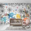 Papier peint sur fond blanc-134998294-134998312