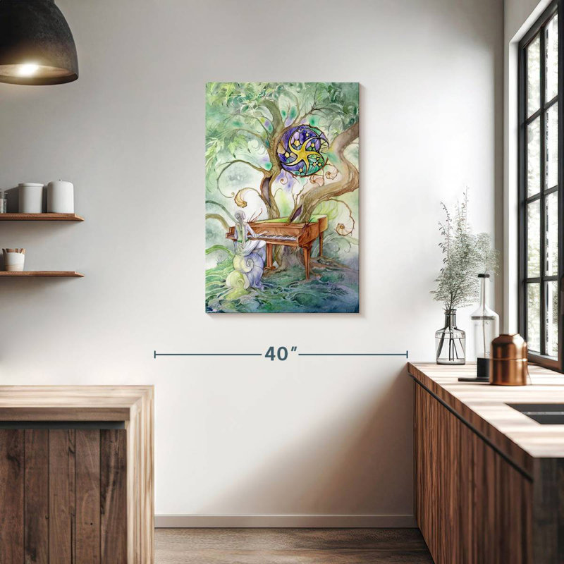 Abarca Nine Of Pentacles, 36" H x 24" W