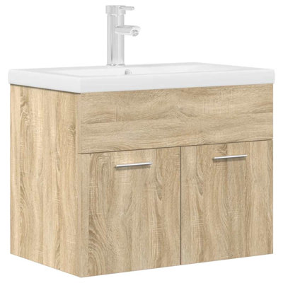 Sivani 600mm Single Bathroom Vanity with Integrated Ceramic Basin