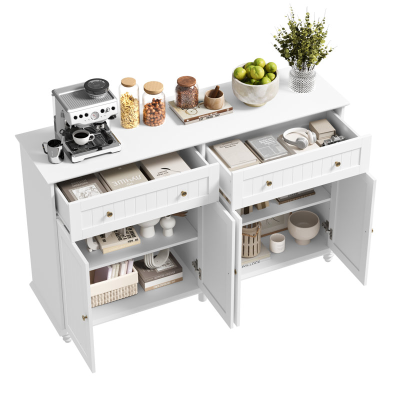 Arnolf 55.1 " W Sideboard, White