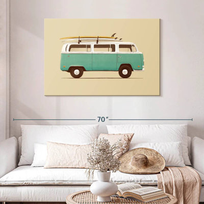 Mehar Blue Retro Van