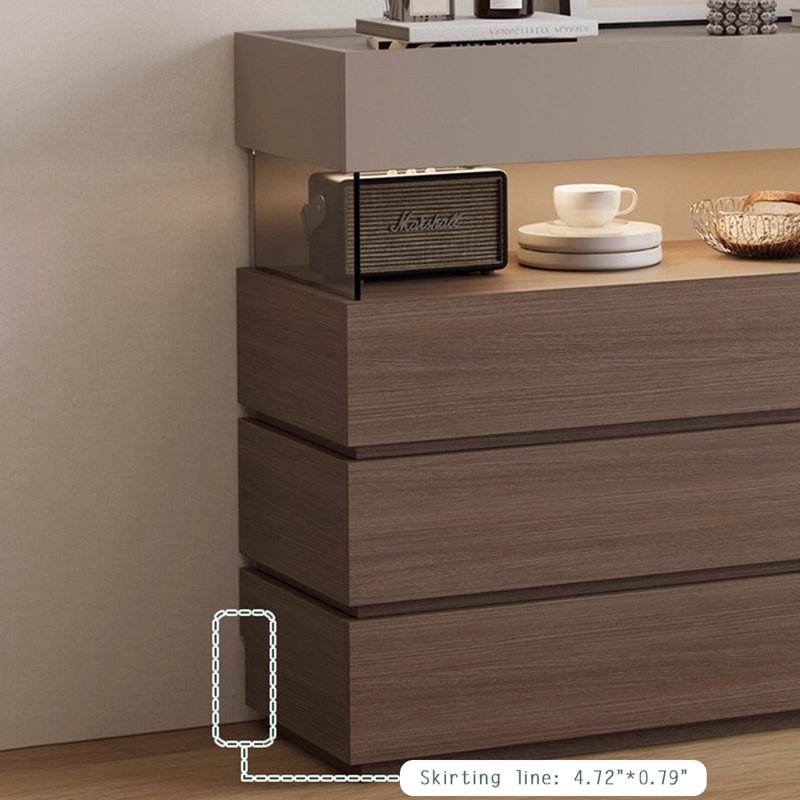 Armoire d'appoint Modern, 51.18, Nut-Brown
