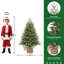 Petit arbre de Noël 3 pi avec lumières 2026, mini arbre de table avec aiguilles de pin en polyéthylène réaliste, petit arbre de Noël avec lumières multicolores en forme de pin, arbre de table pour bureau, tablette, décoration de pièce-1038905204
